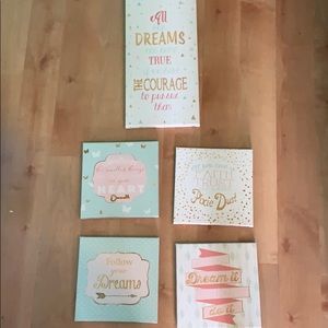 Inspiration Wall Decoration Set